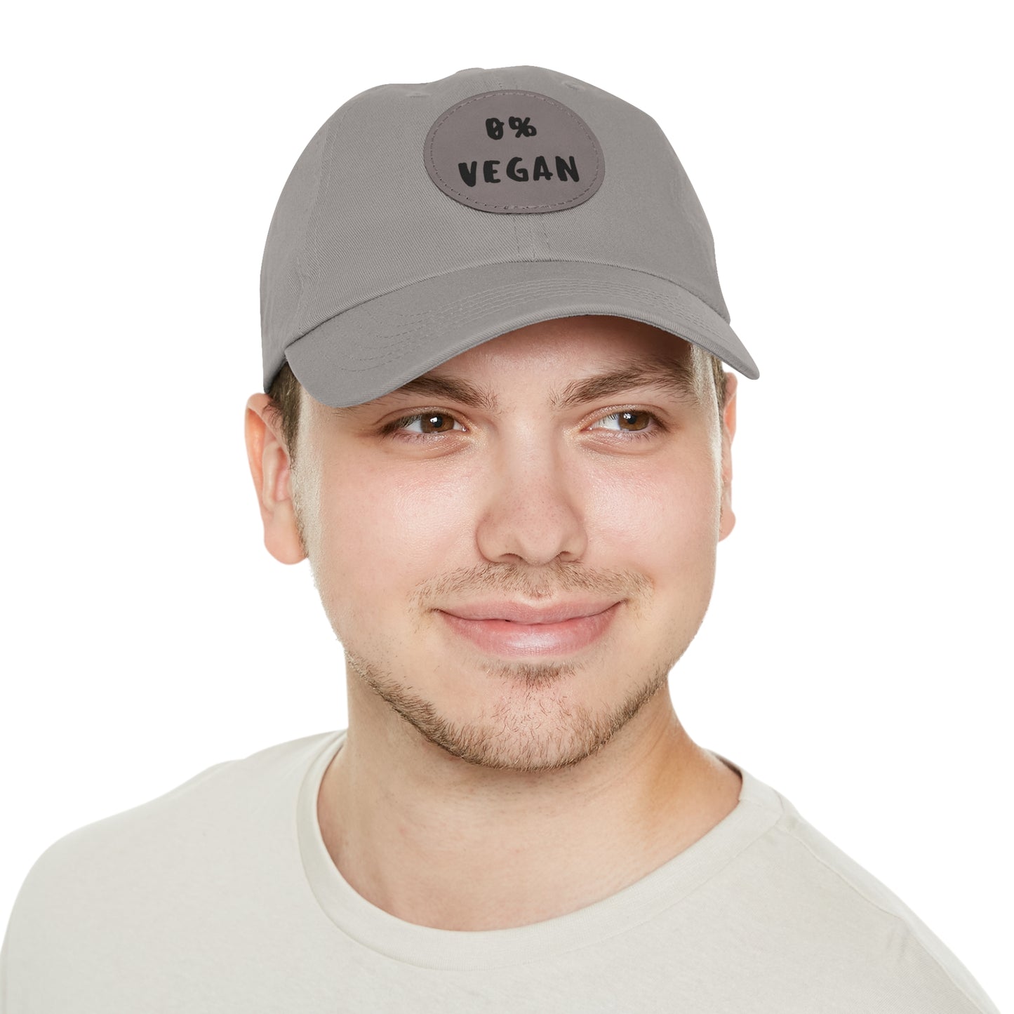 Hat with Leather Patch - Zero% Vegan