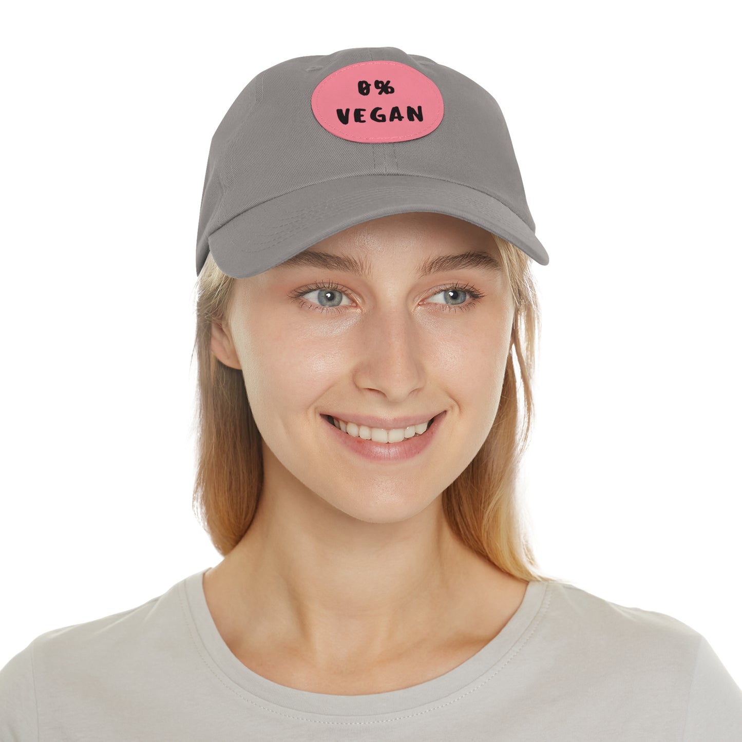 Hat with Leather Patch - Zero% Vegan