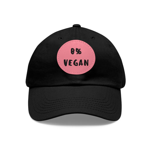 Hat with Leather Patch - Zero% Vegan