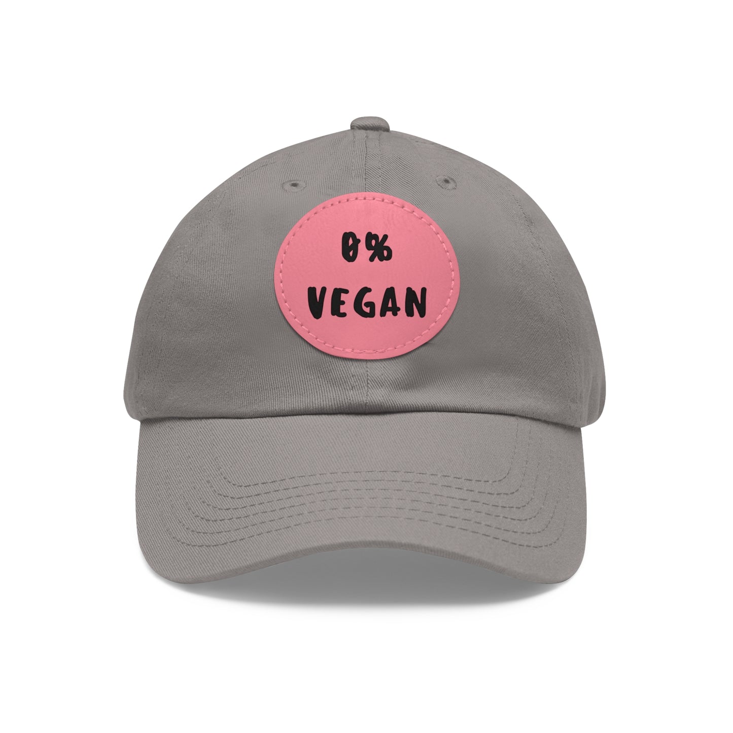 Hat with Leather Patch - Zero% Vegan