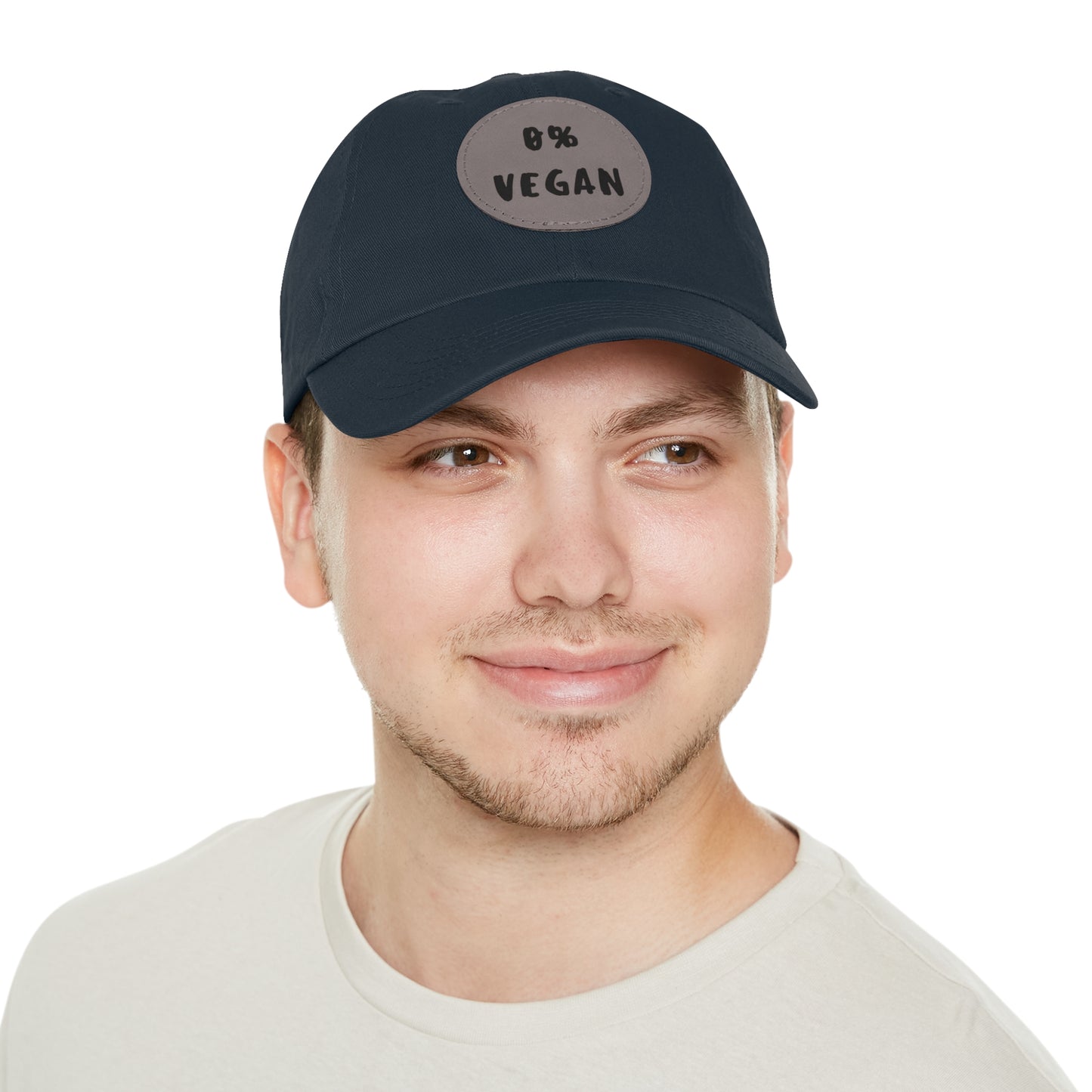 Hat with Leather Patch - Zero% Vegan