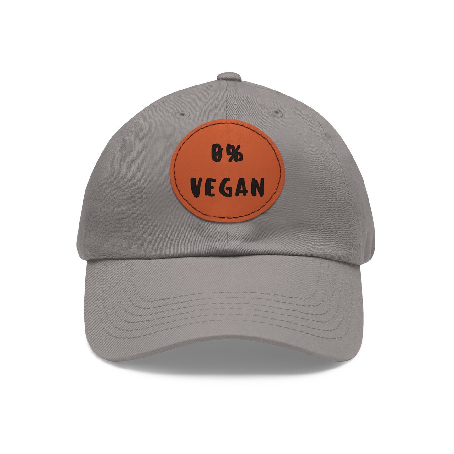 Hat with Leather Patch - Zero% Vegan