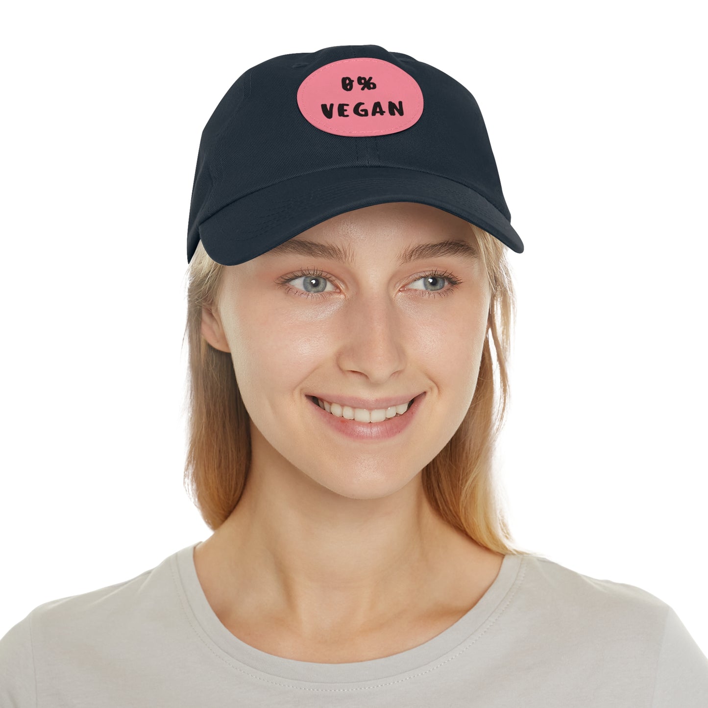 Hat with Leather Patch - Zero% Vegan