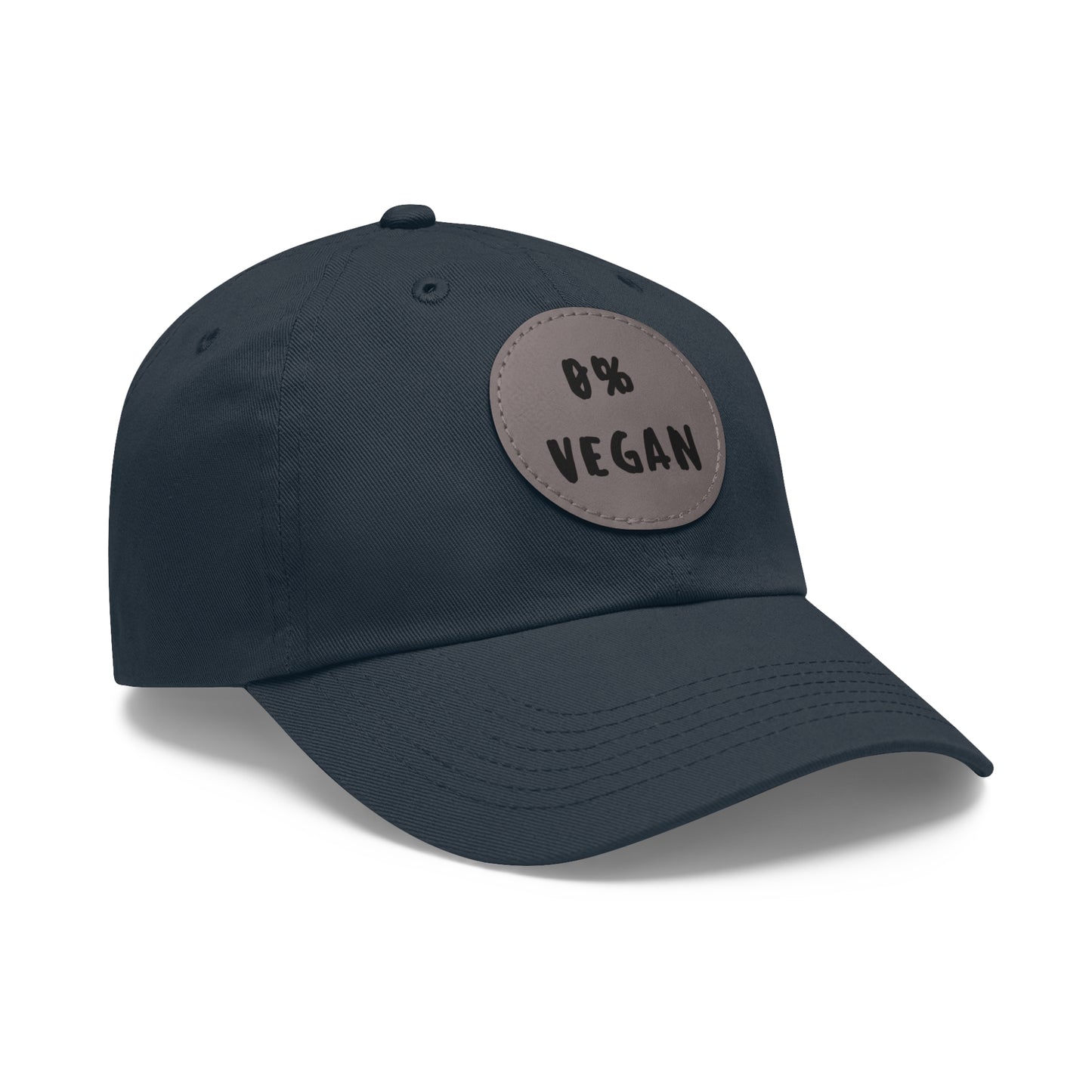 Hat with Leather Patch - Zero% Vegan