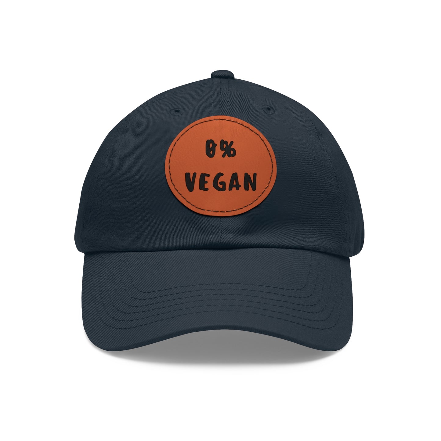 Hat with Leather Patch - Zero% Vegan