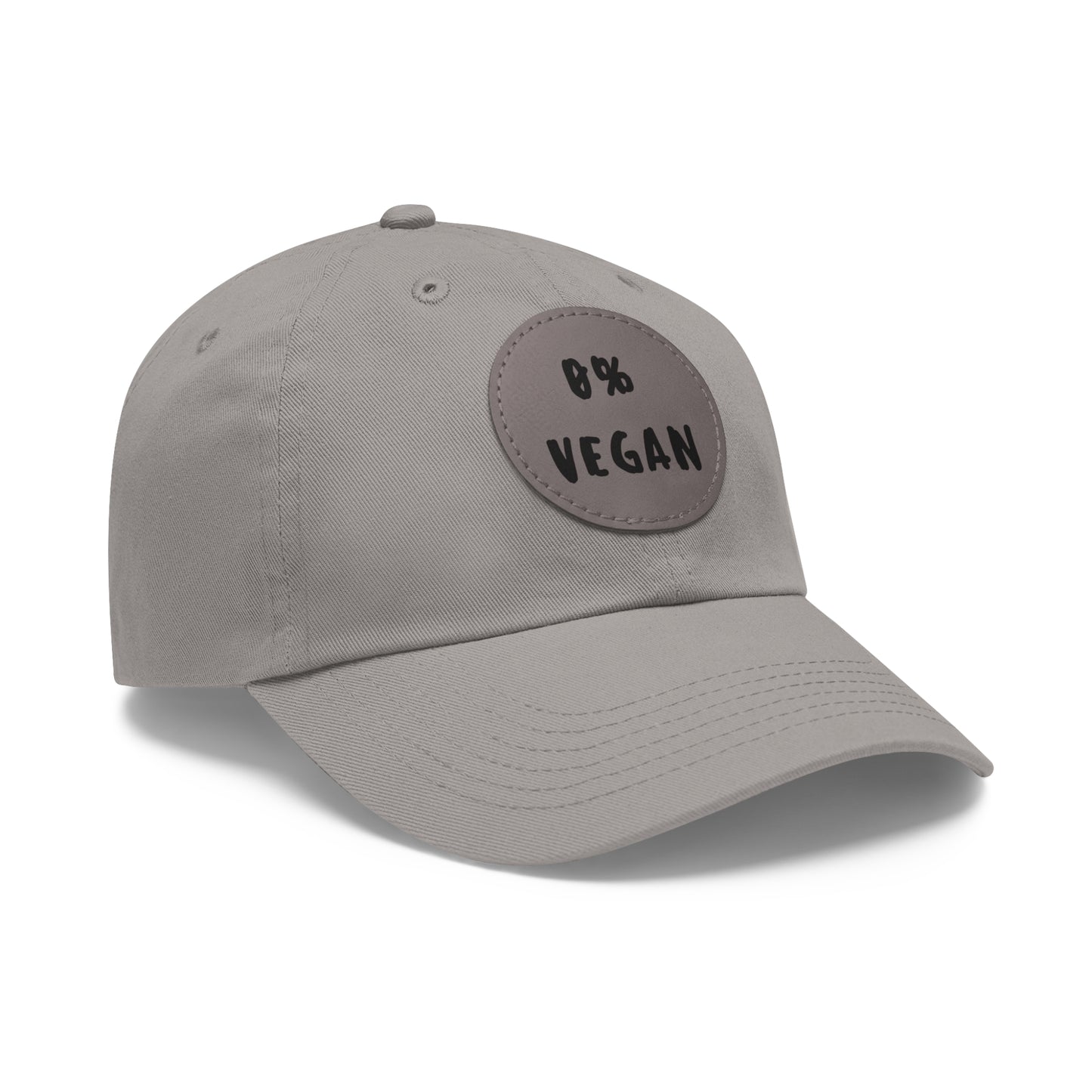 Hat with Leather Patch - Zero% Vegan